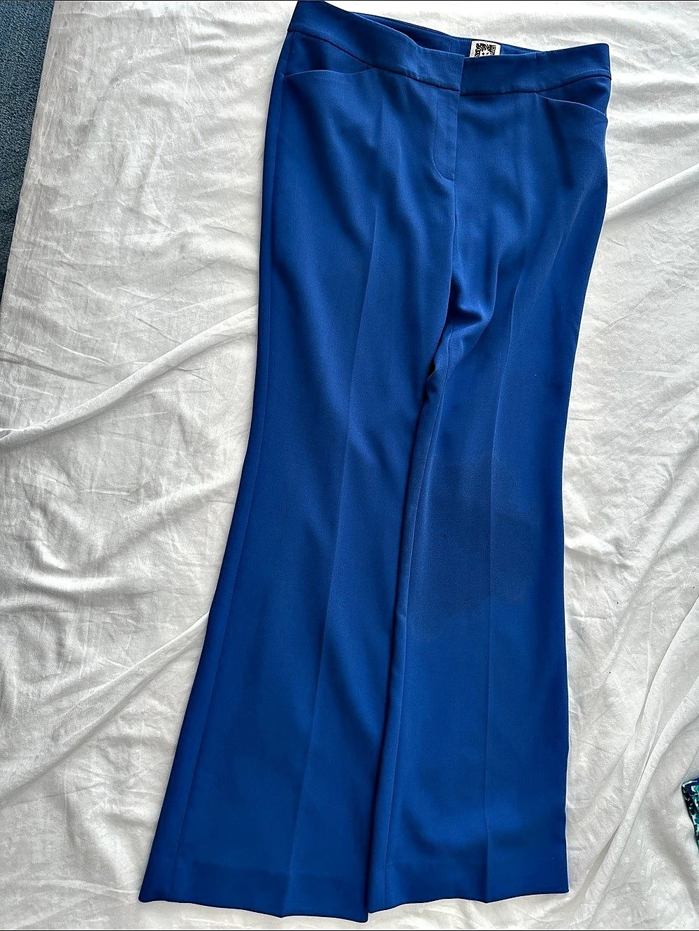 Anne Klein Blue Flare Pants Like New